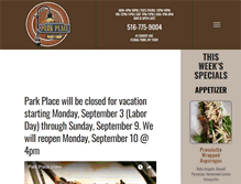 Tablet Screenshot of parkplacefp.com